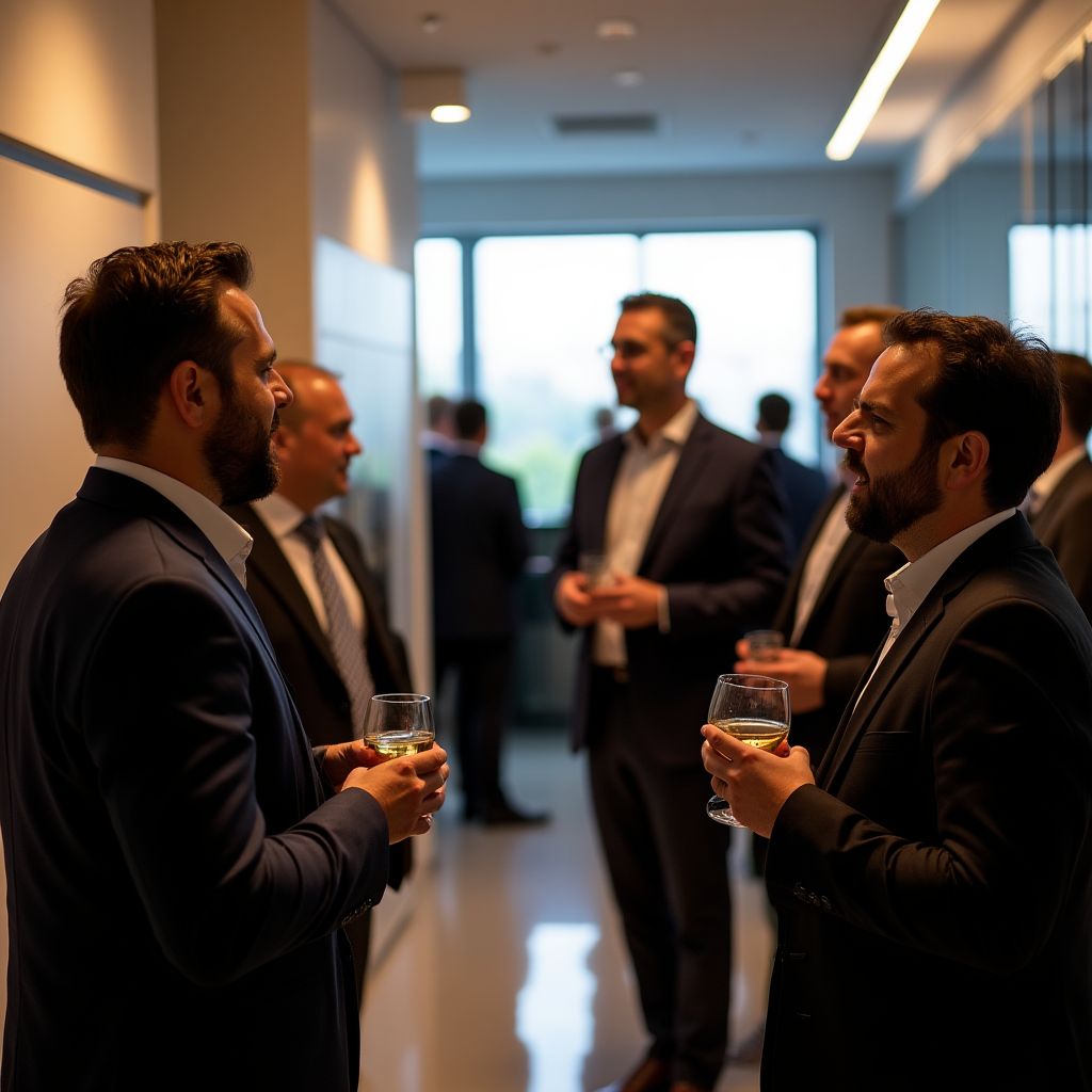 Reunión de networking profesional